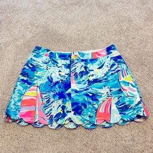 Lilly Pulitzer Scalloped Skort